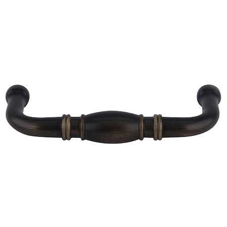 Amerock Cabinet Barrel Pull For Kitchen And Bathroom Hardware 3 in. Center to Center Roman Bronze BP53013RB